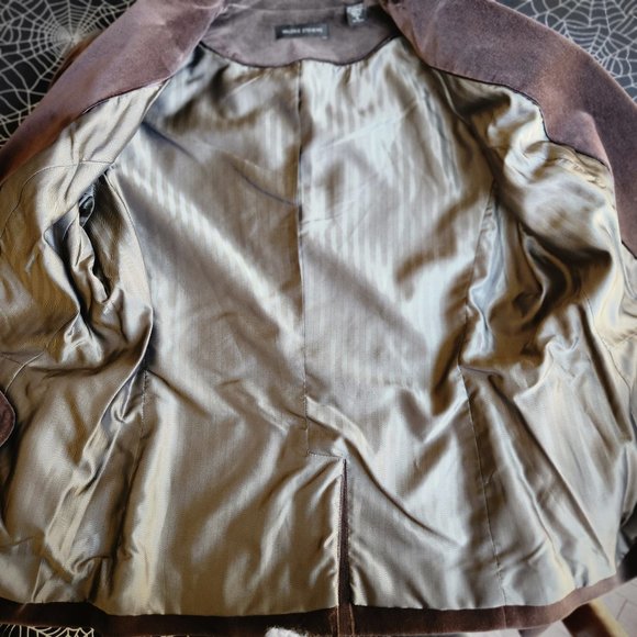 Brown Velvet Blazer - Picture 4 of 7